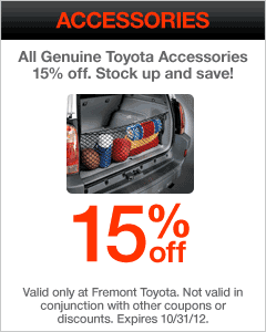 Accessories 15% Off